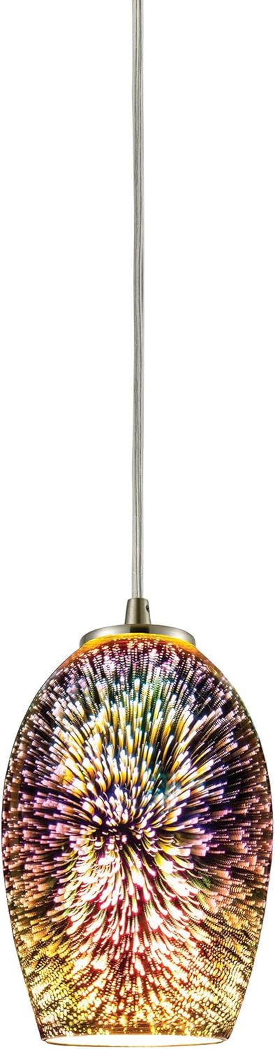 Holiday Deals 🛒 Elk Lighting 10506/1 Ceiling-Pendant-fixtures, Nickel