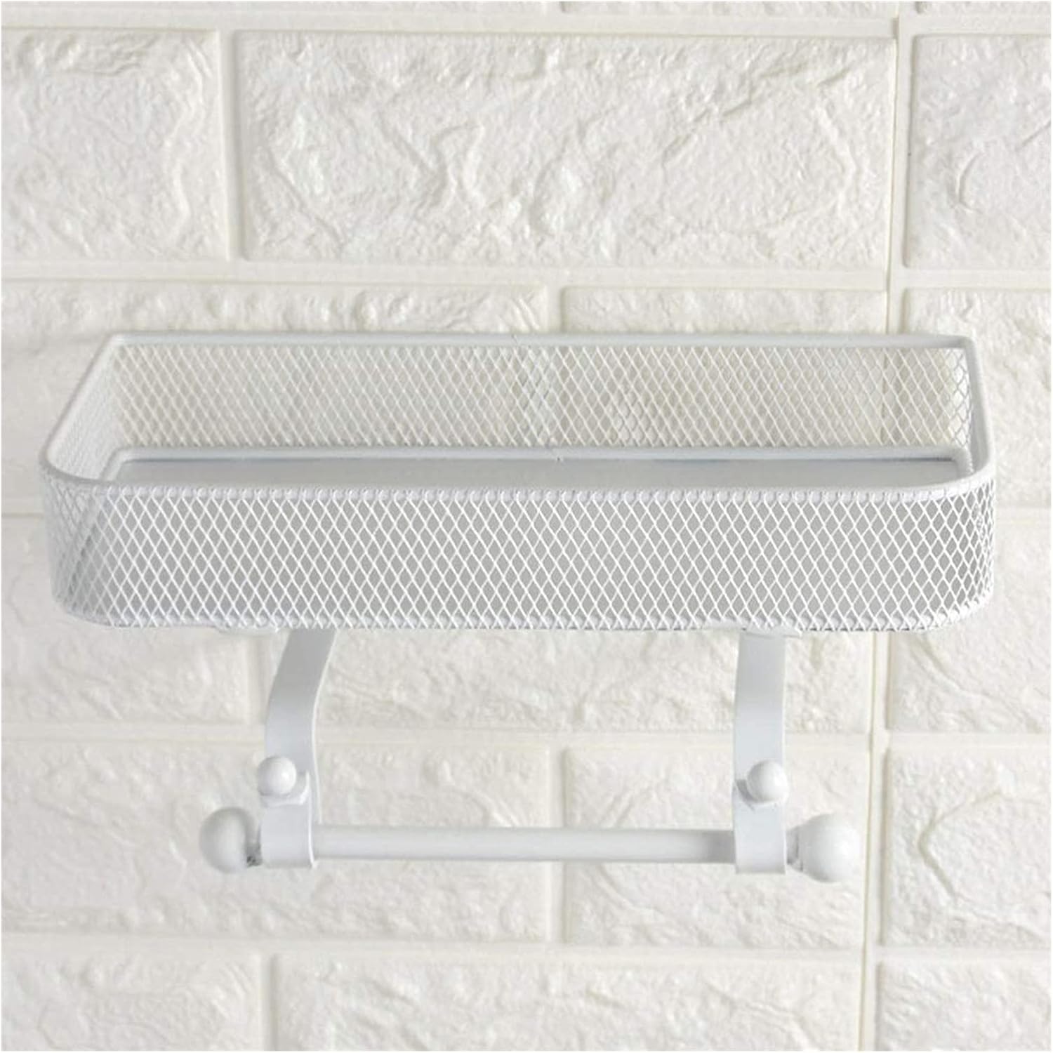 Toilet Paper Holders Toilet Paper Holders Tissue Holder with Storage Shelf Kitchen Paper Towel Holder Metal Wall Mounted Toilet Roll Holder for Bathroom Bathroom Toilet Paper Holder (Color : Green)