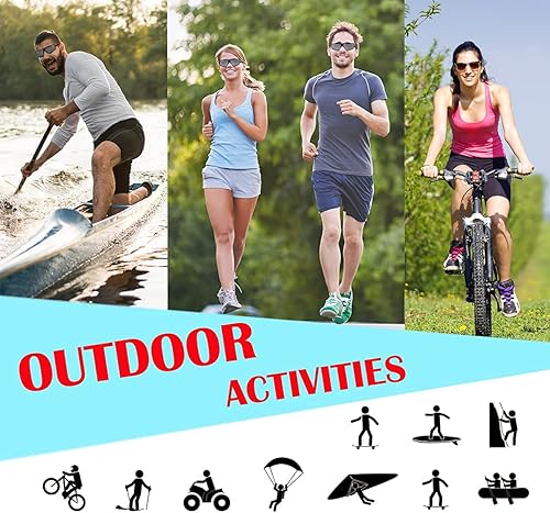 Miniatura 6 de XII WY - Gafas de sol deportivas polarizadas para hombre y mujer, para ciclismo, béisbol, correr, pesca, conducción