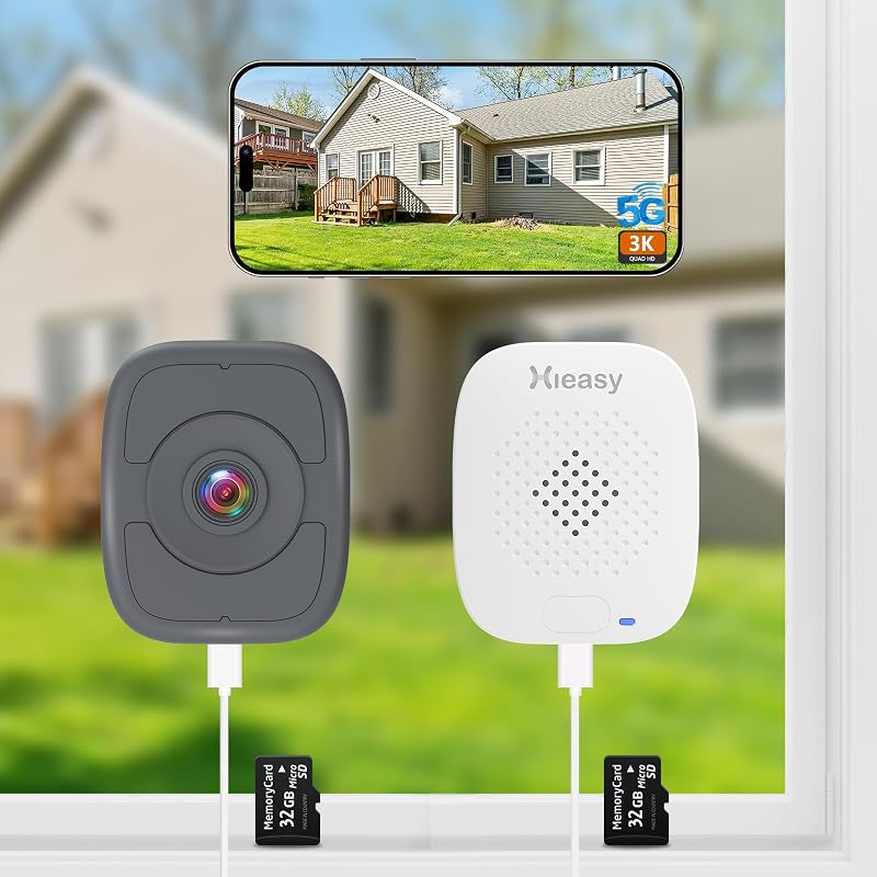 3K Window Security Camera 2-Pack