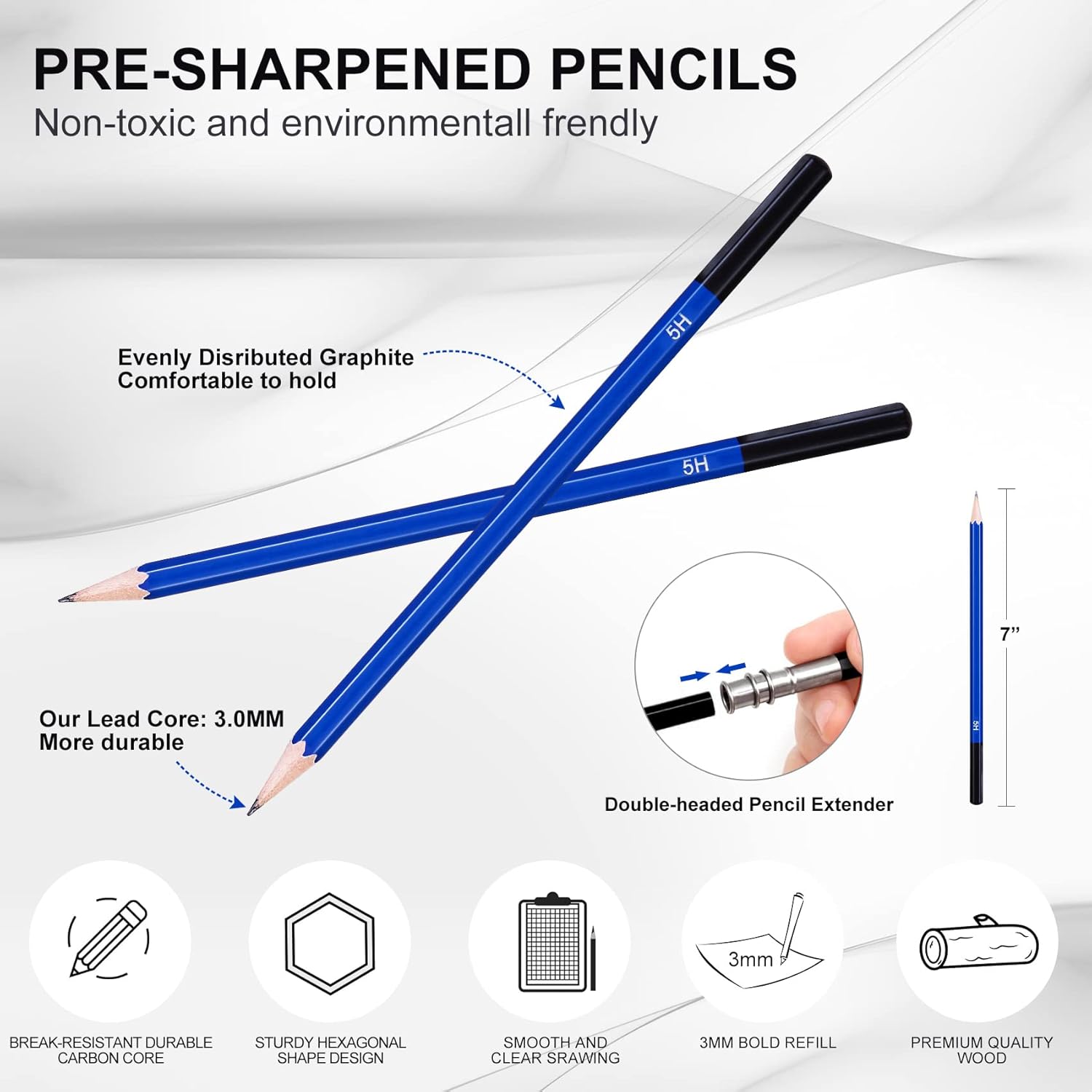 37 PCS Art Set with Drawing Pencils Include Charcoal, Graphite and Sketch Pencils, Sketchbooks, Sharpener and Eraser, Ideal Painting, Drawing and Art Supplies for Kids, Beginner, Artists