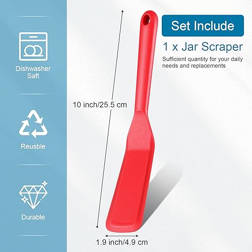 Miniatura 4 de Silicone Thin Spatula Omelet Spatula Turner Long Crepe Spatula Heat Resistant Cooking Spatula Non Stick Pancake Spatula for Cooking Egg Burgers