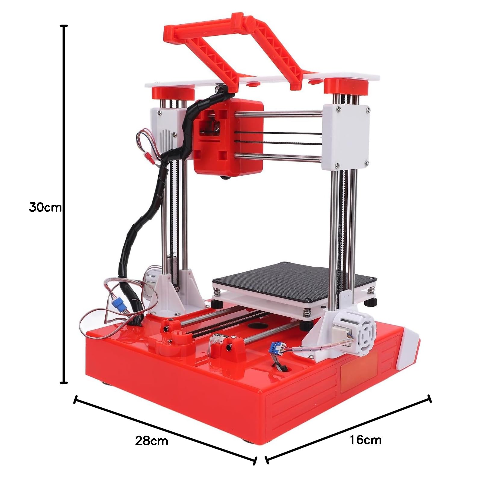 Impresora 3D para principiantes: Ensamblaje Rápido, Rendimiento de Impresión Excepcional, Boquilla de Metal, Tamaño de Impresión de Mm, Tarjeta de 4 GB Incluida (#1)