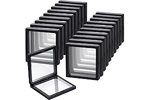 SDOOT Black 3D Floating Display Frames: Showcase Your Treasures with Elegance