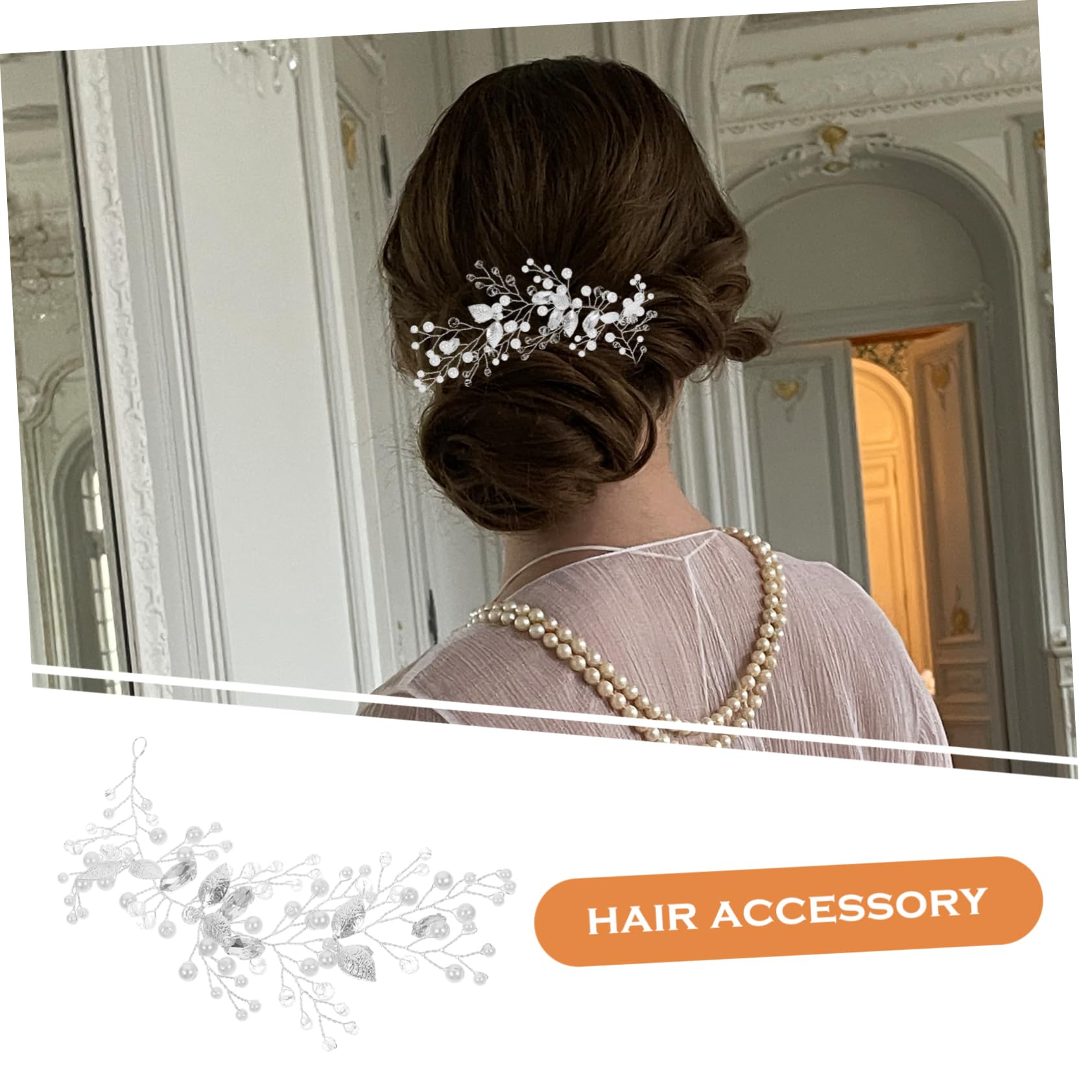 FRCOLOR 5 unidades de diademas para el cabello con diamantes de imitación para niñas, diademas de perlas para mujer, con perlas, diadema europea y americana, diamantes de imitación para mujer