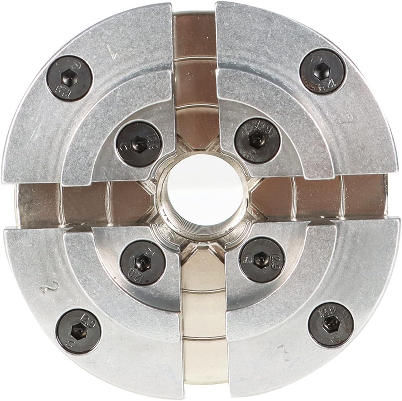 findmall 4-Inch 4-Jaws Bevel Gear Chuck Reversible 1-Inch x 8-TPI Wood Turning Chuck Fit for Professional Mini Lathe