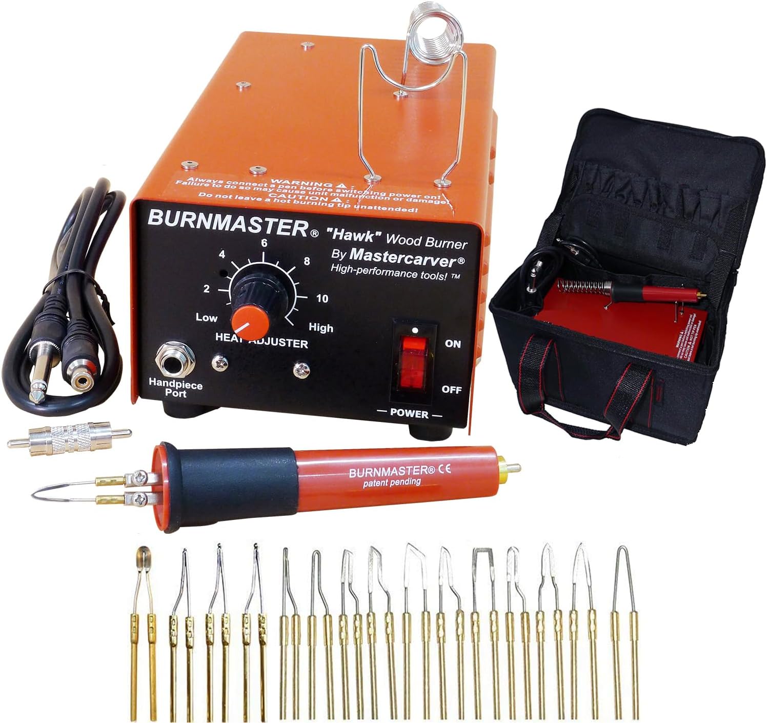 110V HAWK PRO, 1-PEN, 15-Tips & Bag Set