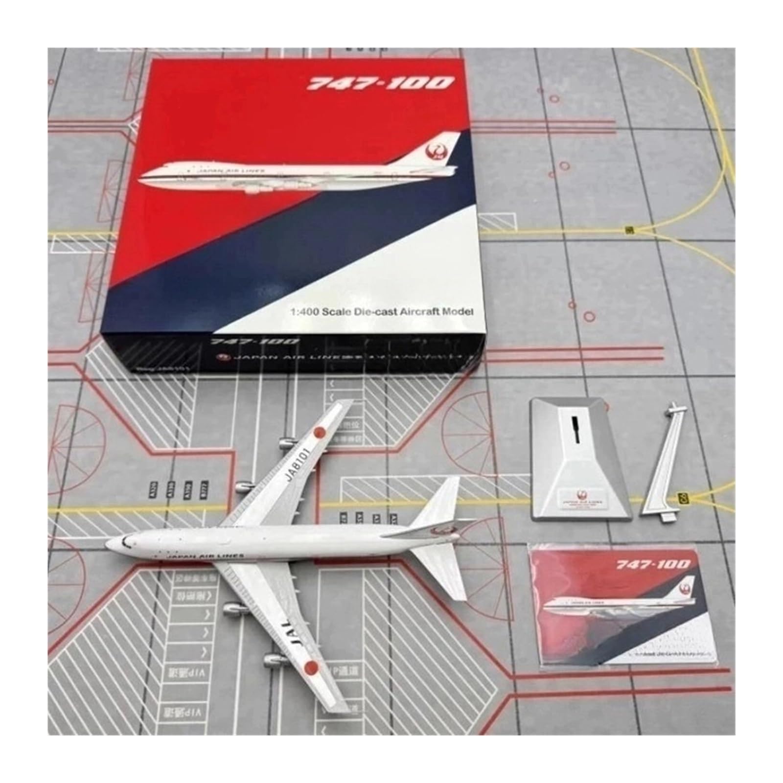 Amazon.co.jp: 1:400 B747-100 JA8101 合金ダイキャスト模型飛行機 お