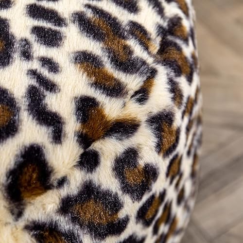 Miniatura 59 de Asuprui Puf otomano sin relleno, reposapiés otomano de 20 x 12 pulgadas, puf redondo para piso, sin relleno, reposapiés con almacenamiento para sala