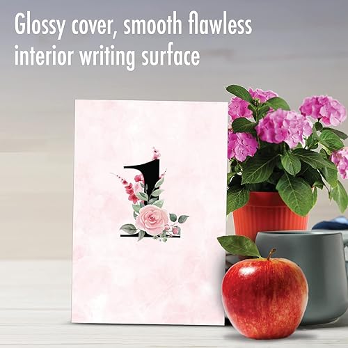 Miniatura 5 de NobleWorks - Tarjeta de felicitación de aniversario de primer hito con sobre de 5 x 7 pulgadas (1 tarjeta) trabajo floral 1 C10498MAG-WA