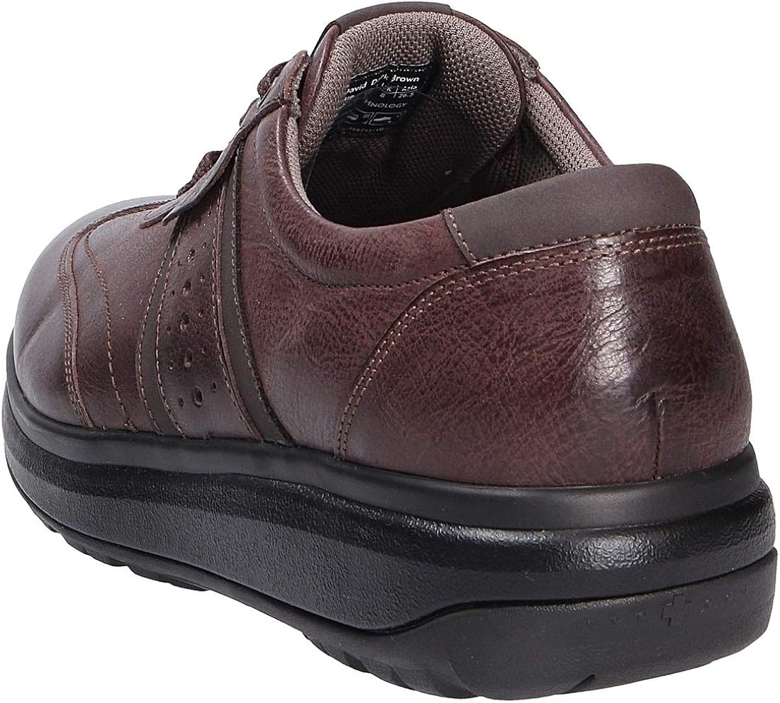Miniatura 3 de JOYA David Mens Dark Brown Leather Casual