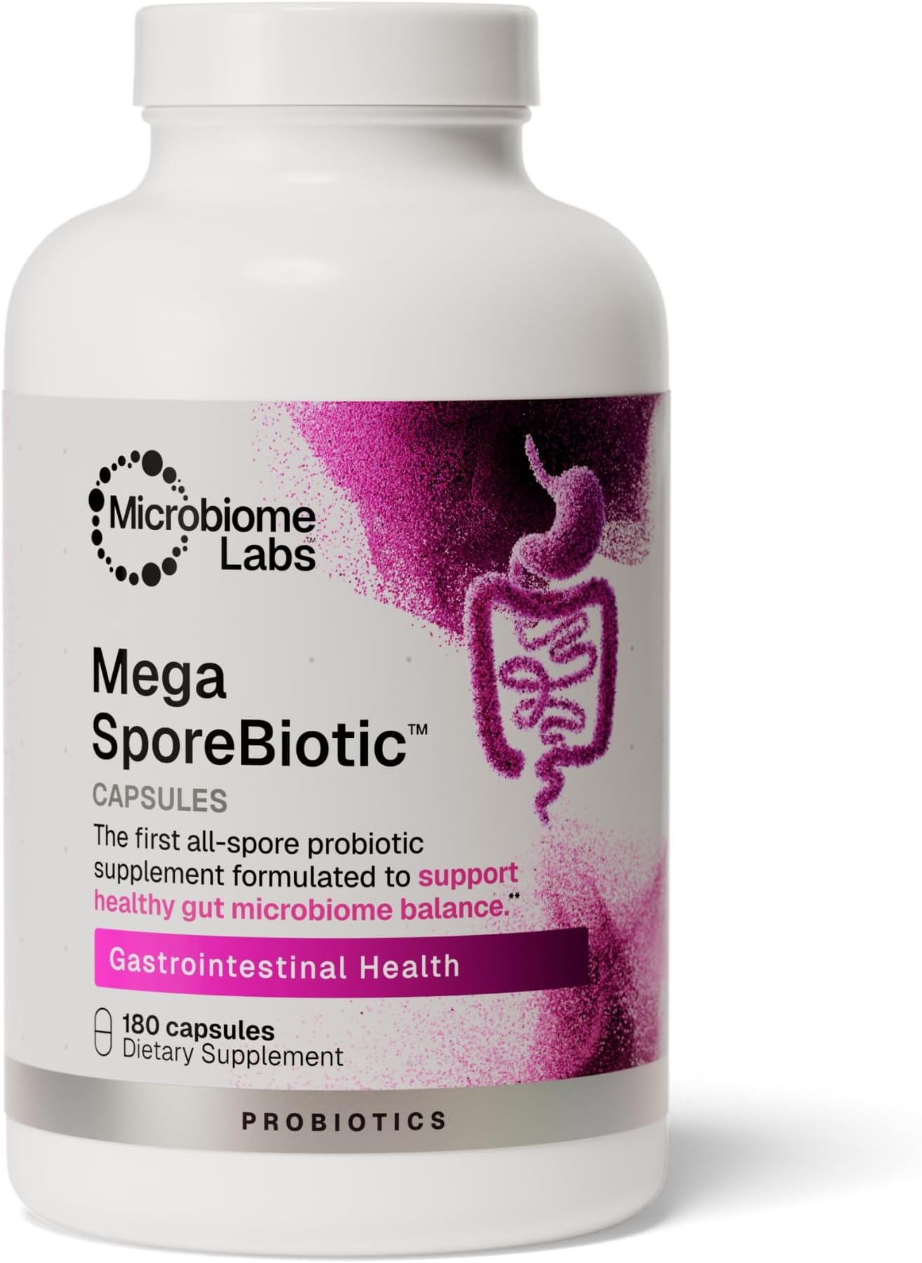 Mega SporeBiotic Daily Probiotic for Women + Men, 180 Ct