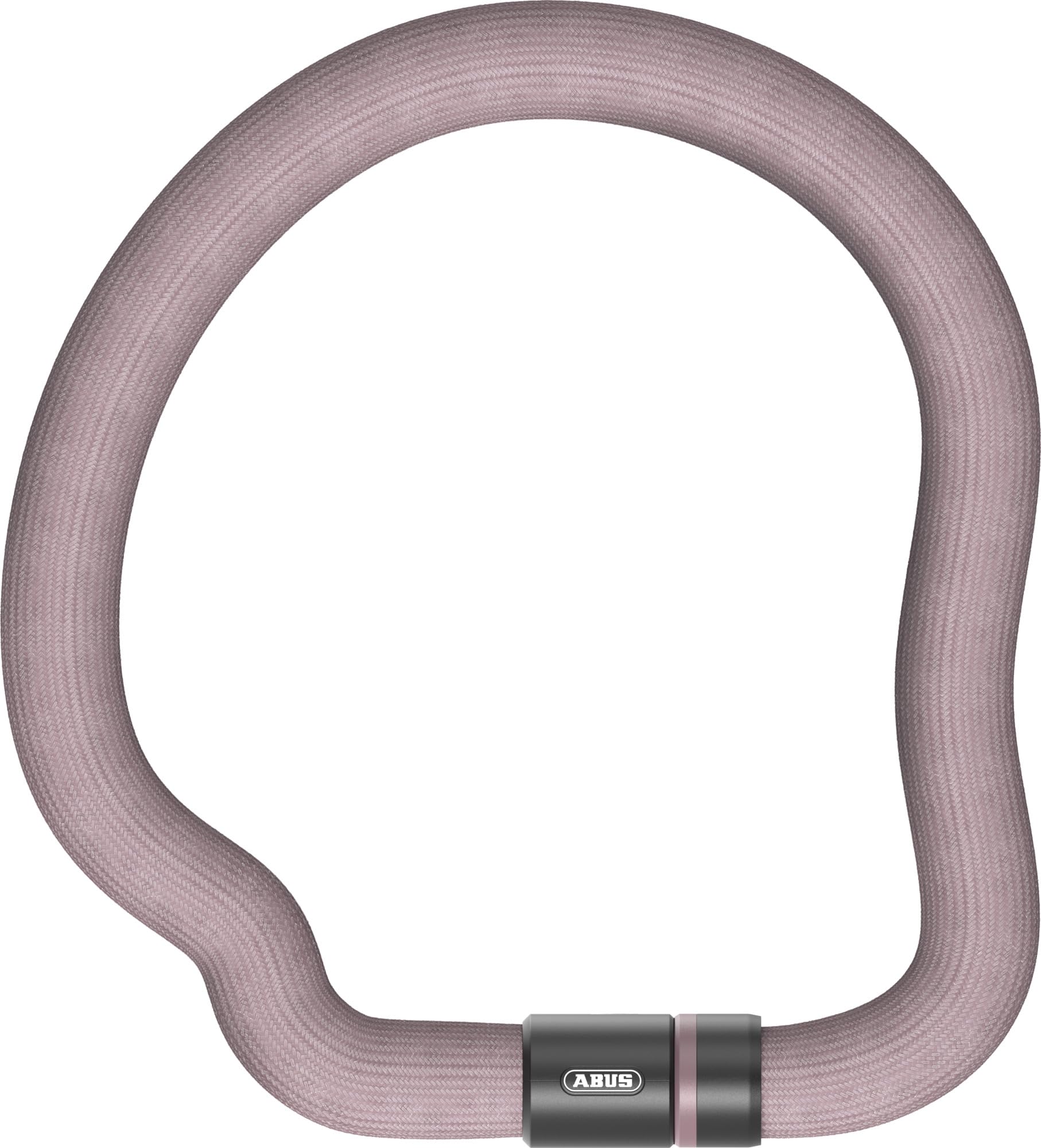 ABUS Kettenschloss Goose Lock, chaîne 6 mm, 110 cm, vieux rose | Antivol vélo col de cygne, chaîne 6 mm, revêtement Softtouch, acier trempé