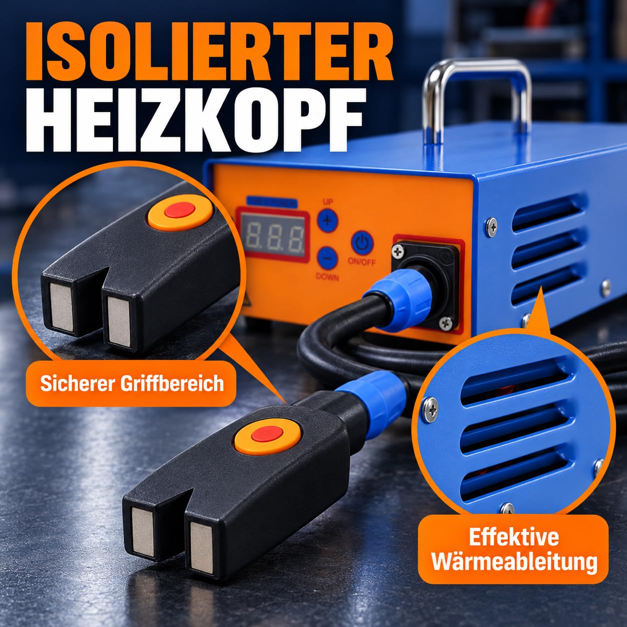 PDR Induktionsheizgerät 1380W, Dellen Reparatur Werkzeug mit Koffer