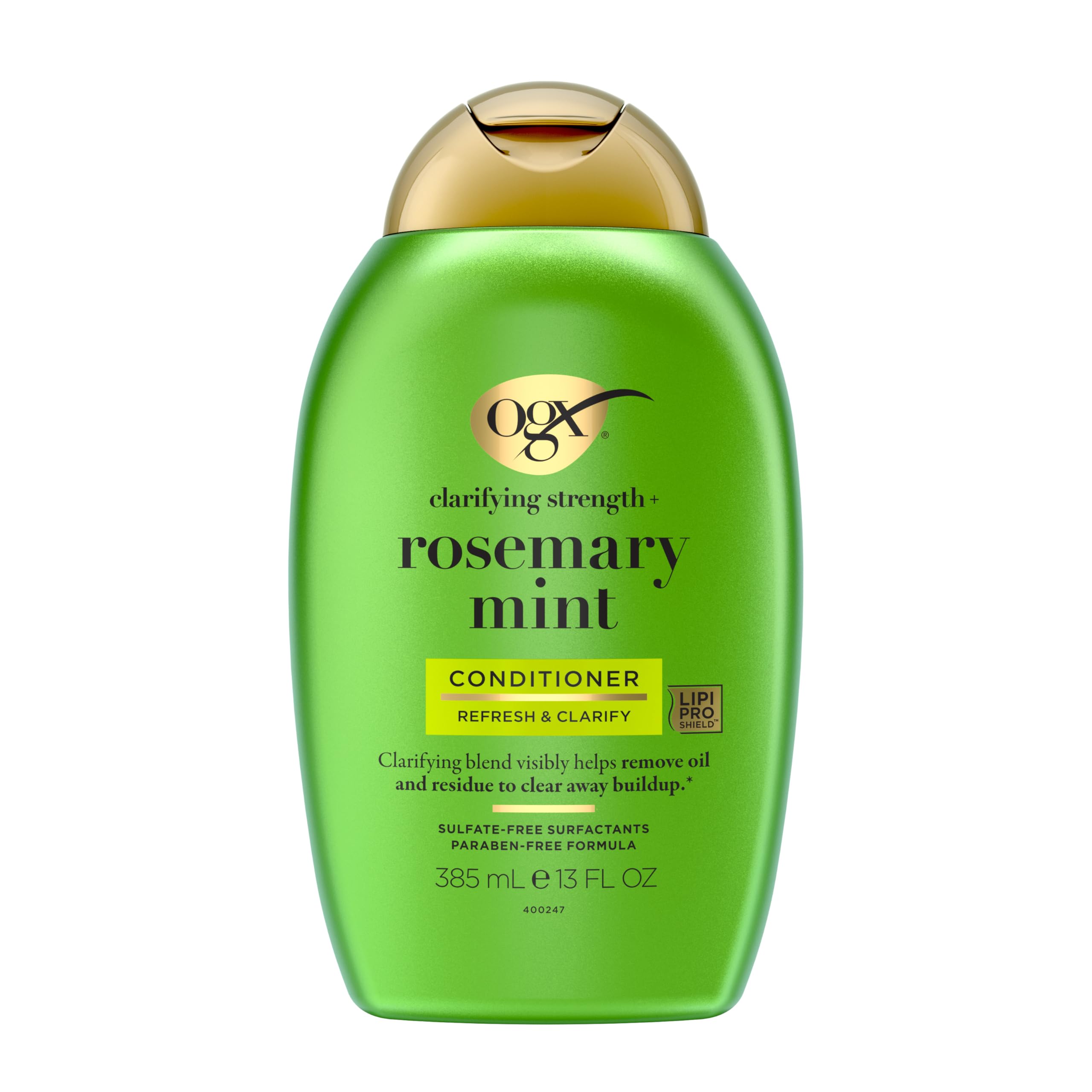 Clarifying Strength + Rosemary Mint Conditioner, Clarifying Conditioner for Oily Hair Visibly Helps Remove Oil & Residue to Clear Away Buildup, Sulfate-Free Surfactants, 13 fl. oz
