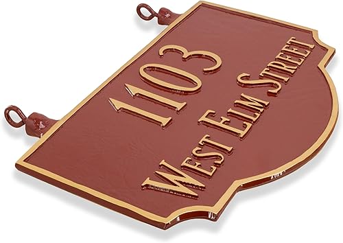 Miniatura 5 de 26 opciones de color disponibles doble cara colgante Vanderbilt de dos líneas de señal de dirección placa de aluminio recubierto de polvo