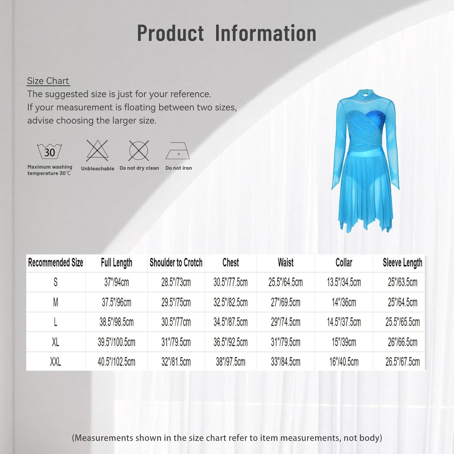 Rhythmic Gymnastics Dress for Women Figure Ice Skating Dress