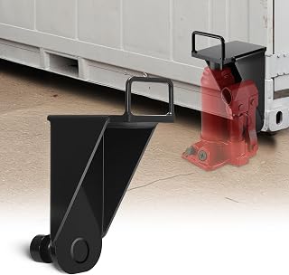VEVOR Shipping Container Jack Lug with U-Shaped Handle, 2-Pack, Storage Leveler Booster Withstands Sun & Rain, Heavy Duty Container Jack Lug for Shipping Industry, Logistics, Warehouse Management