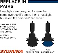 Vista 2 de Foco halógeno de alto rendimiento SilverStar (1 unidad) Sylvania 9003 (también encaja H4), H11