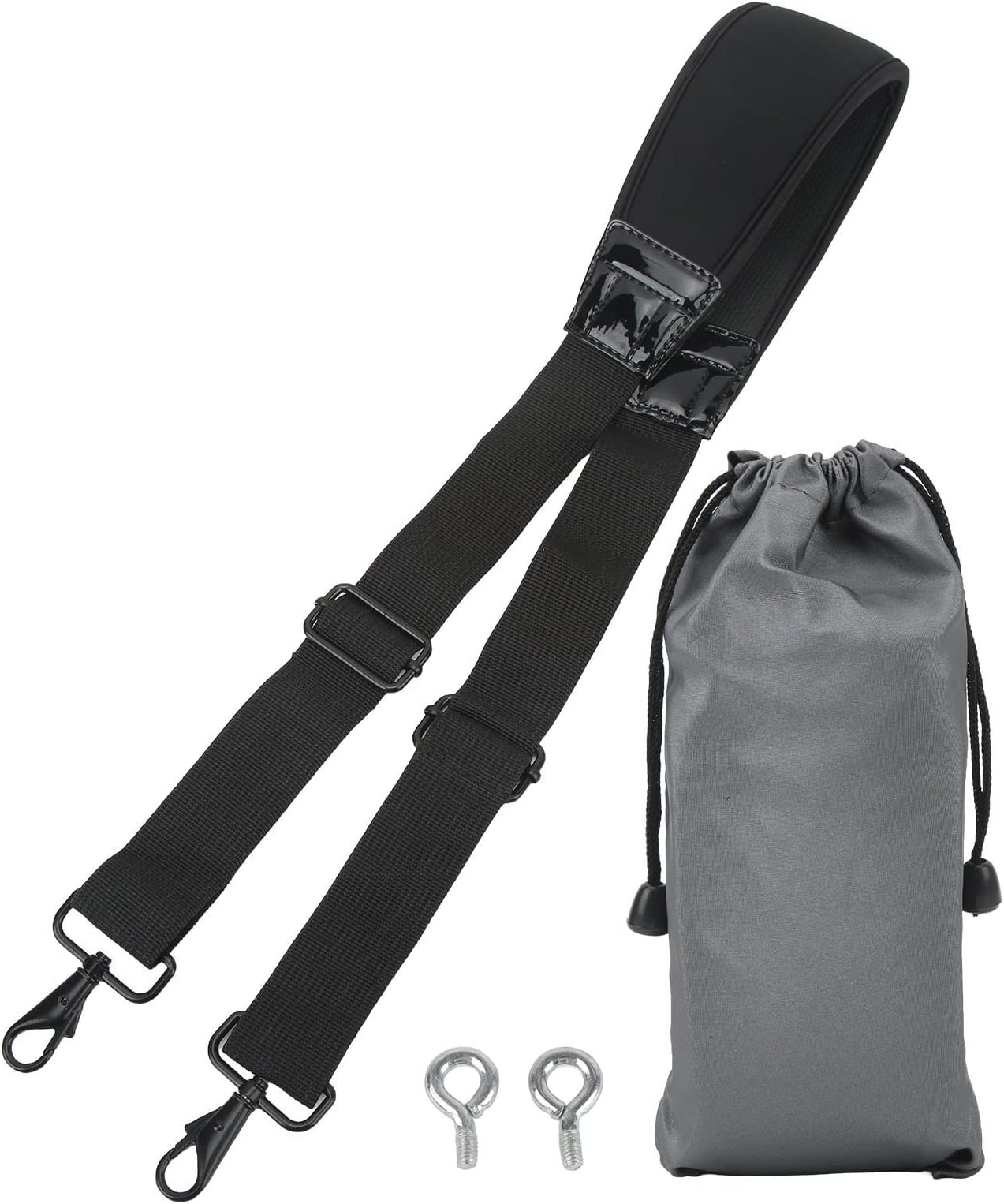 Pilipane Remote Control Neck Strap Lanyard Adjustable Lightweight Drone Controller Shoulder Strap for Ronin RS3 RS 3 Pro Stabilizer Black 1350mm with Storage Bag