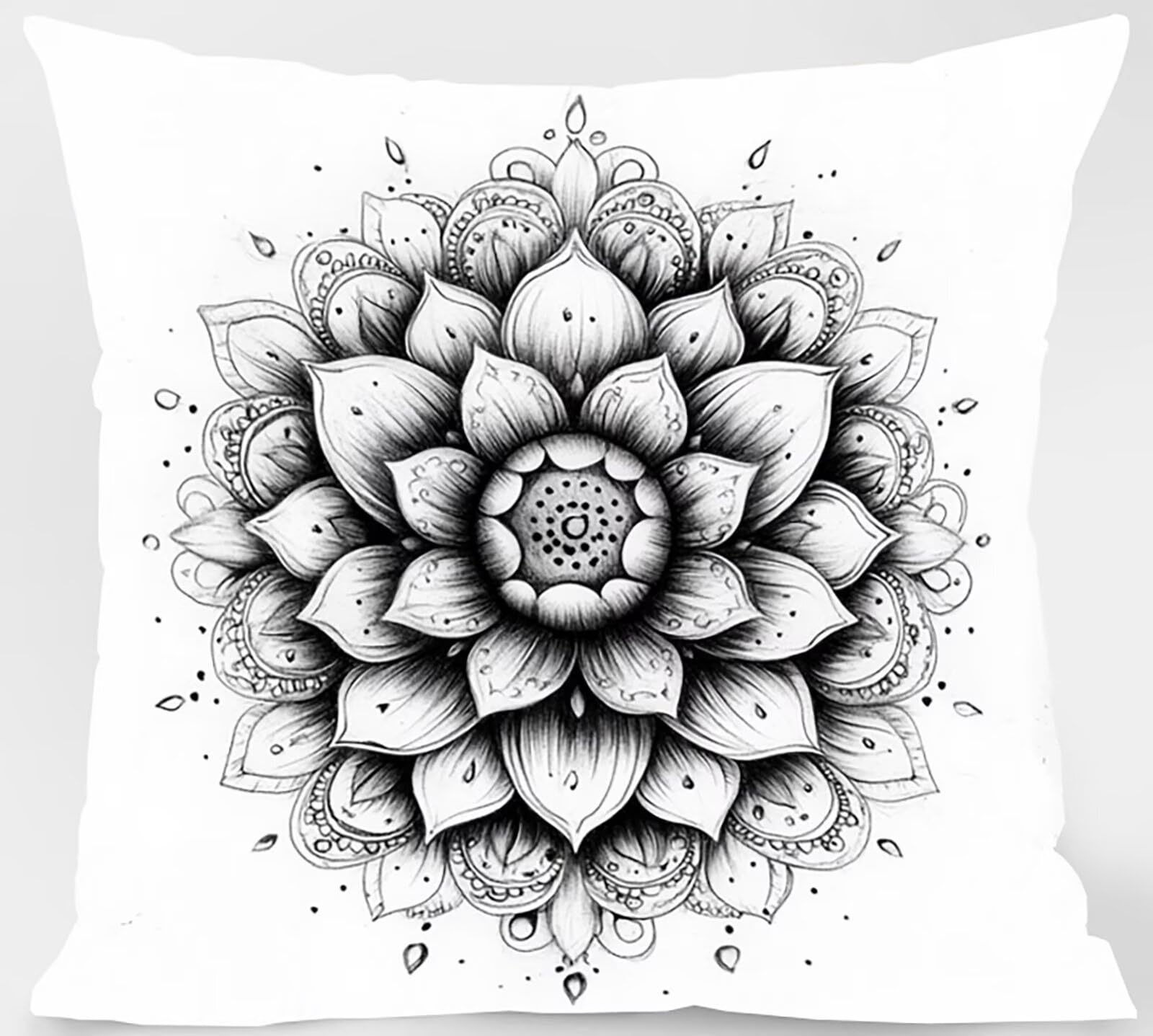 Fodera Jacquard Stylo Culture Tradizionale Fodere Per Cuscini 40x40 Cm Decorativi Divano Mandala Jacquard Oro Quadrato Cerniera 16x16 Fodera Cuscino Blu Oro