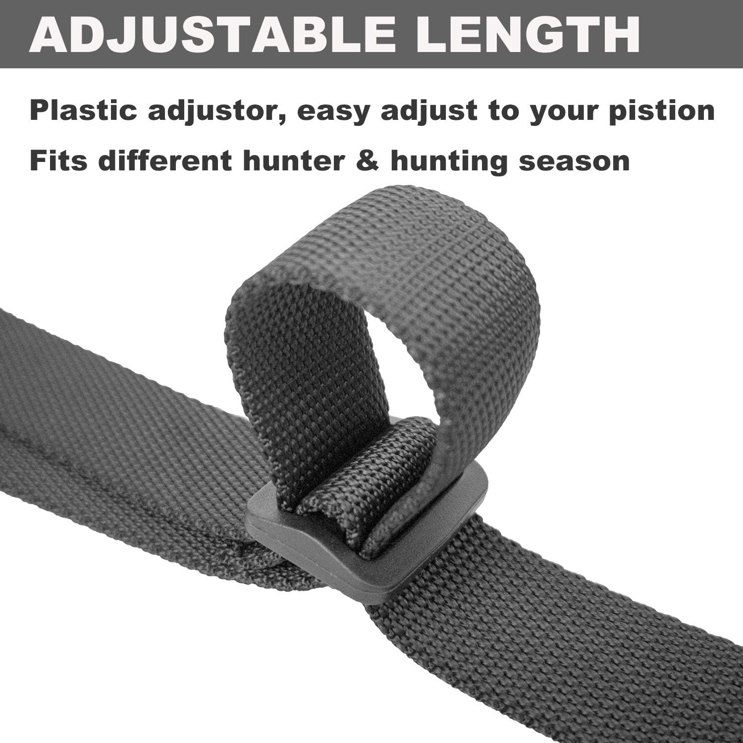 Rifle Sling 2 Point Sling Gun Strap Padded Nylon Shoulder Strap Lenght Adjustable for Hunting Sports and Outdoors