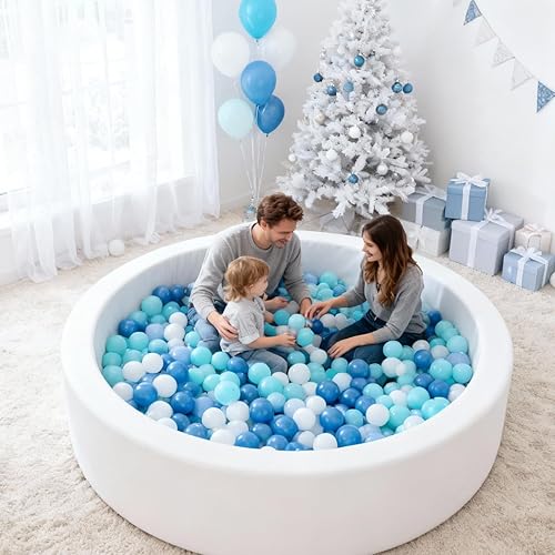 Vista 24 de STARBOLO Ball Pit Balls for Toddlers Phthalate Free BPA Free Non-Toxic Crush Proof Play Balls for Toddlers Kids Pool Playhouse Pack of 100 200 500