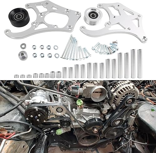 VVORHSBELL LS - Kit de soporte para compresor de aire acondicionado, compatible con camiones Sanden 508 LSX LS1 LS2 LS3 LS6 LS LQ4 LQ9 LS6 L92 L99