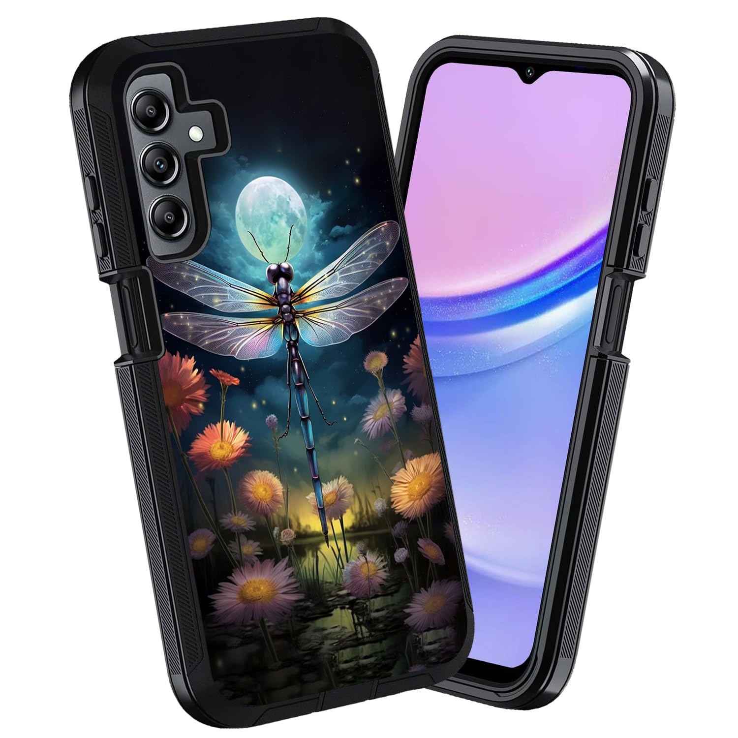 WEUIUJKILO for Samsung Galaxy A15 5G Case, Heavy Duty 3 in 1 Hybrid Shockproof Dust/Drop Proof Full-Body Protection Phone Case for Samsung Galaxy A15