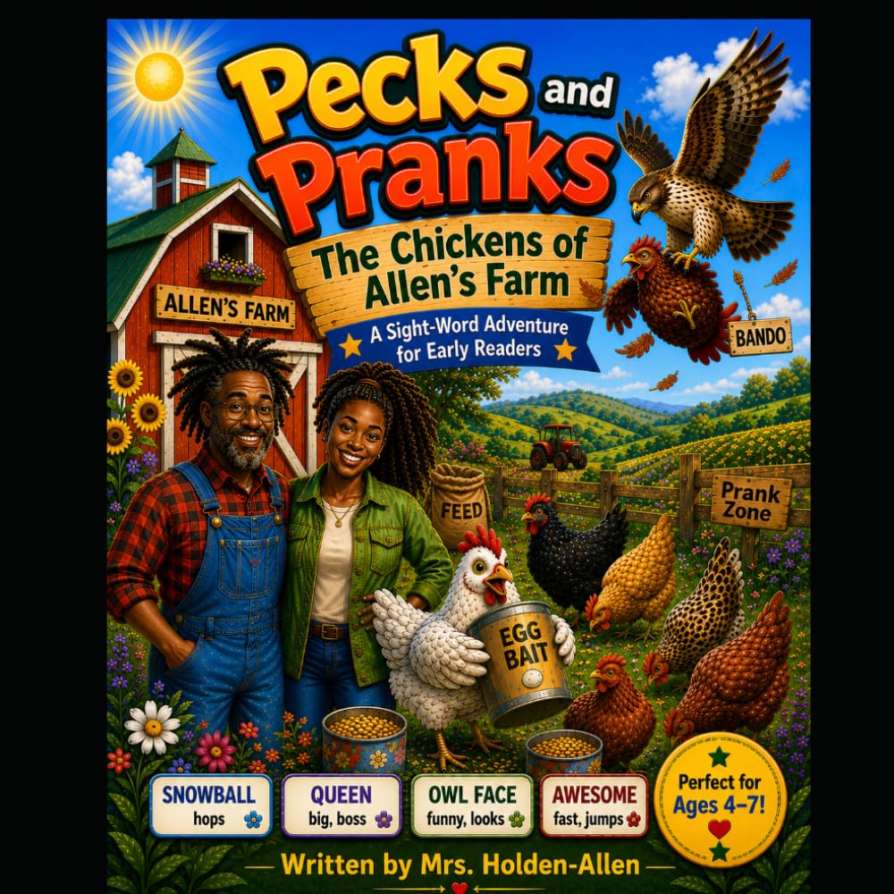 Pecks and Pranks: The Chickens of Allen's Farm: A Sight Word Adventure for Early Readers