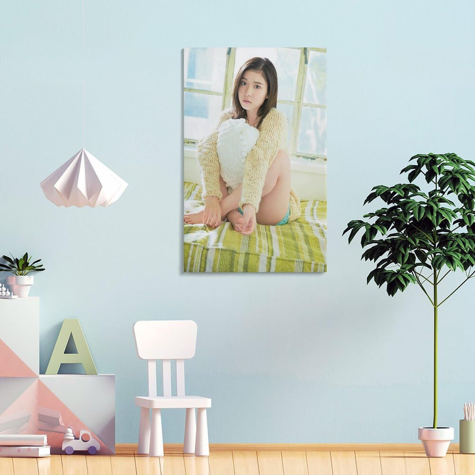 Amazon.co.jp: 松岡茉優 キャンバスアートポスター 水着写真ポスター