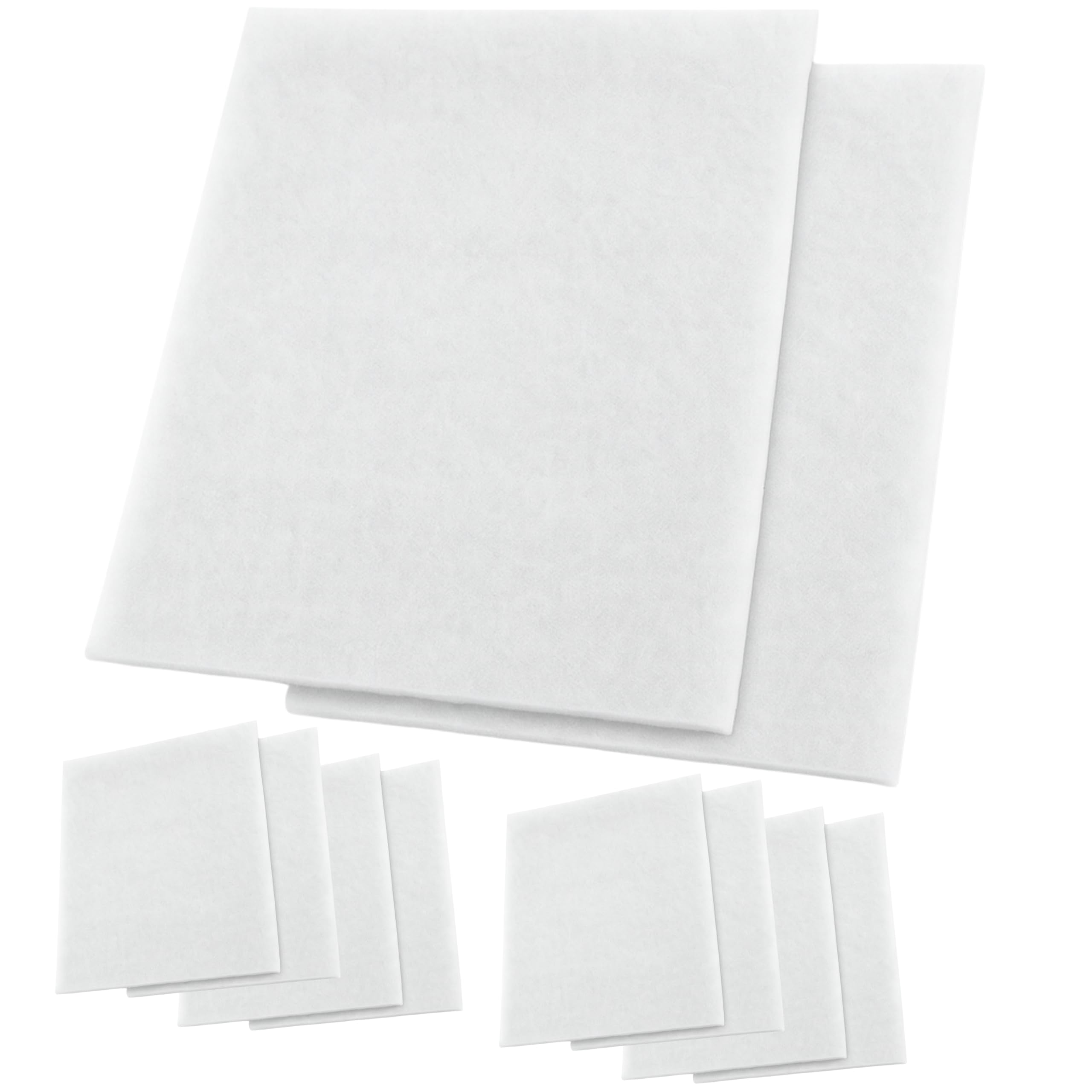 varivendo® Filter 11 mm stark, für Dunstabzugshaube zuschneidbar - Abzugshaube Filter universell einsetzbar - Dunstabzug Filter - Filtermatte - Dunstfilter (10er Set)