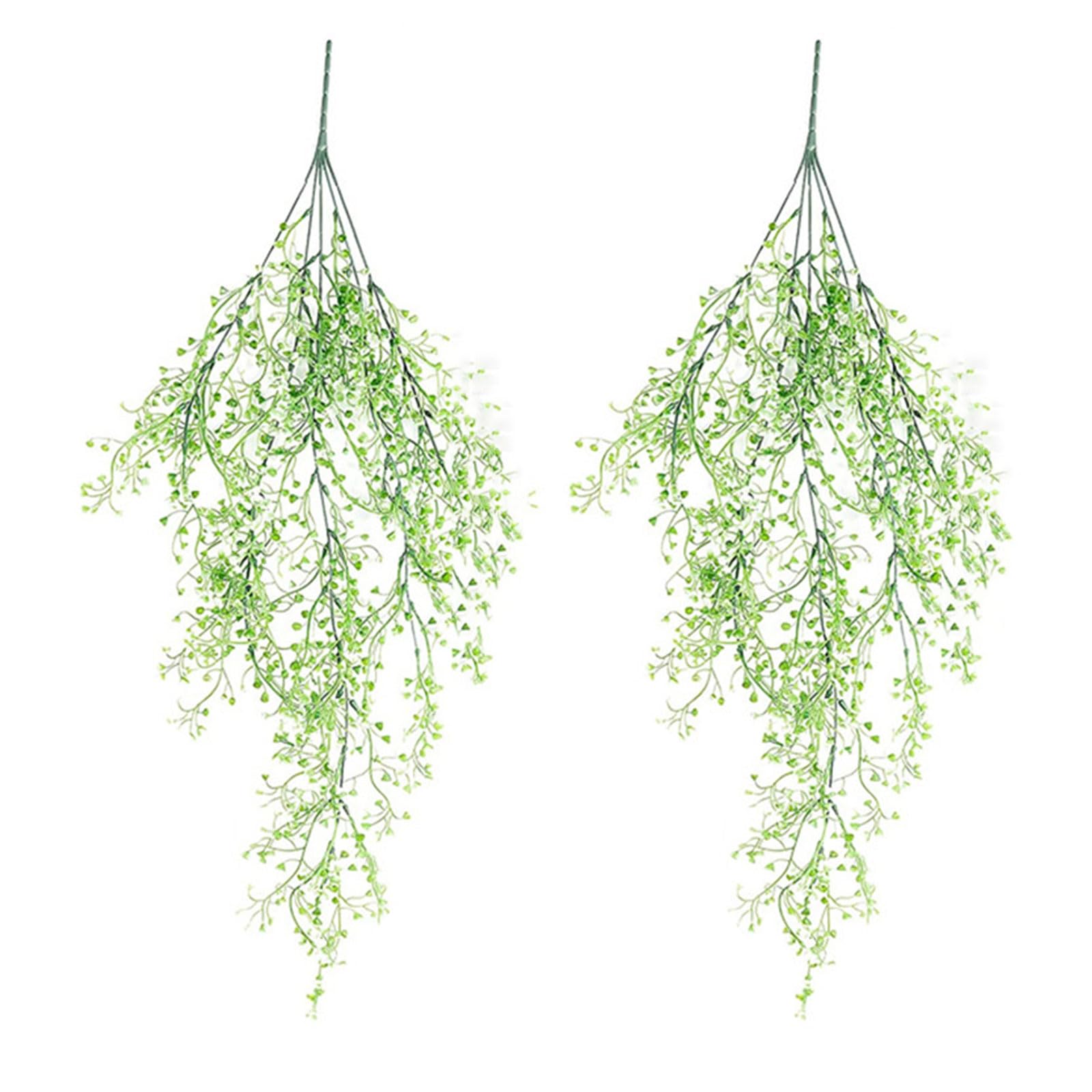 Xinsheinelry Ferns Ivies Willow Vine Hanging Decoration for Home Offices Wall Artificial Plant with Realistic Leaves and Stems Hanging Herbage