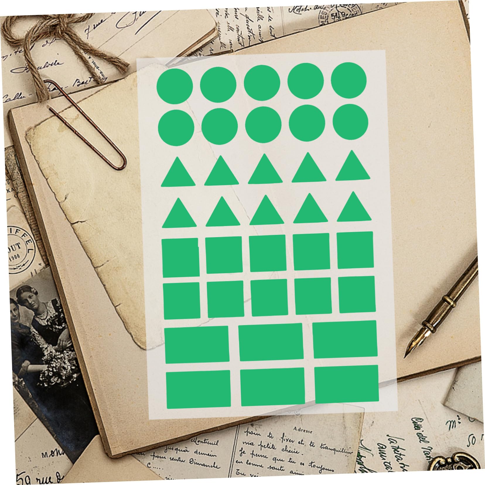 100 Fogli Etichette Adesive Scrivibili Multiformato Colorati per Organizzazione Smistamento e Etichettatura Documenti Adesivi Resistenti e Facili da Rimuovere per Ufficio e Casa