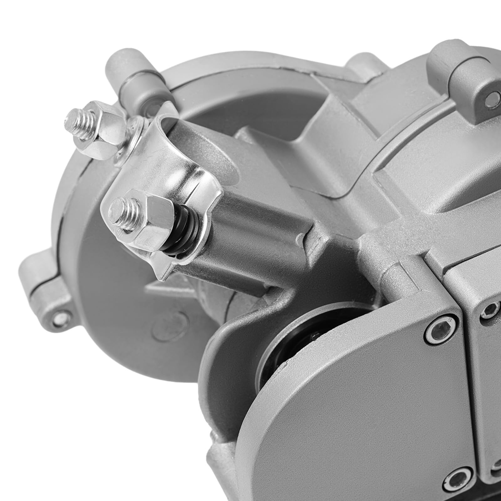 100cc Fahrradmotor 2 Takt Benzinmotor CDI Zündung Fahrrad Motor Kit 2L Kraftstofftank 36 Zähnen Einzylinder Motor bis 45 km/h geeignet für Fahrräder Dirtbike Pocketbike
