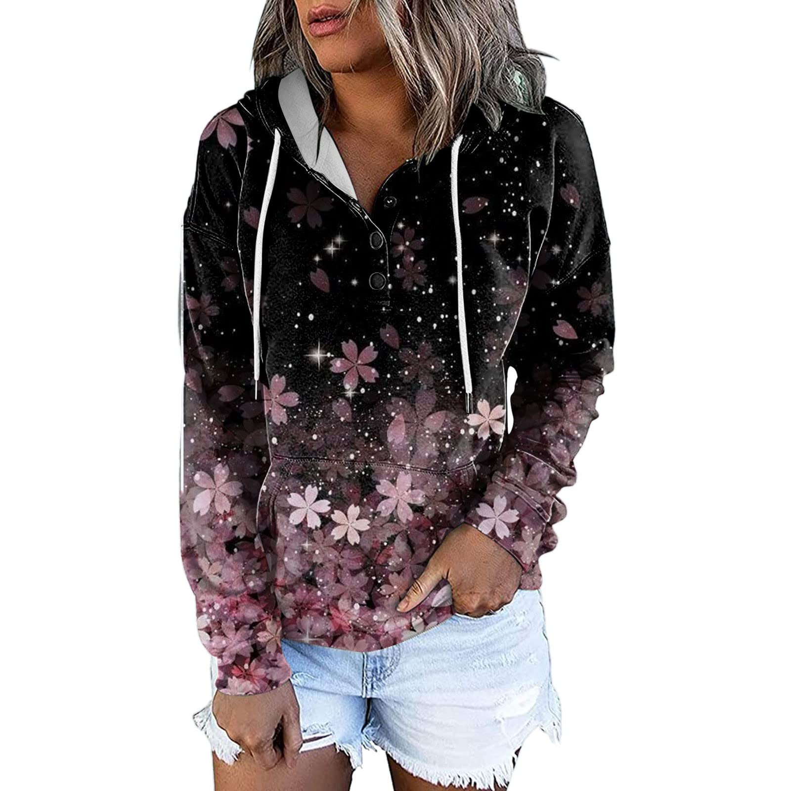 Fall Clothes Women Women's Hoodies Zipper Top Sweatshirts Long Sleeve Casual Fashion Warm Shirt Pullover Clothes with Pocket Quilted Quarter Zip Women