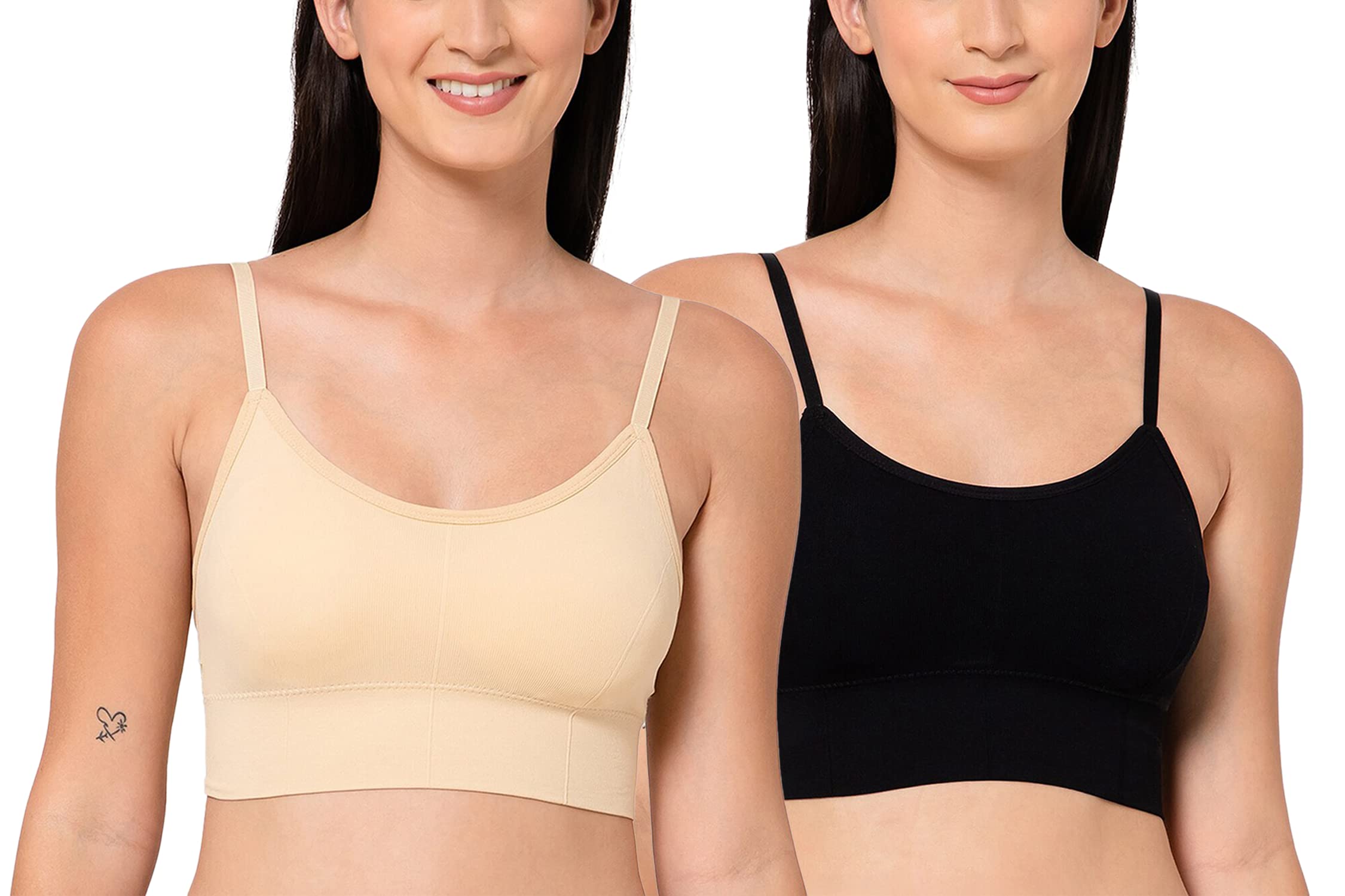 Women Removable Padded Wire-Free Sports Bra | Lightly Padded Comfortable Fitness Bra for Gym, Yoga, Running, Aerobics, Walking & Jogging (Free Size up to 34)-image-24