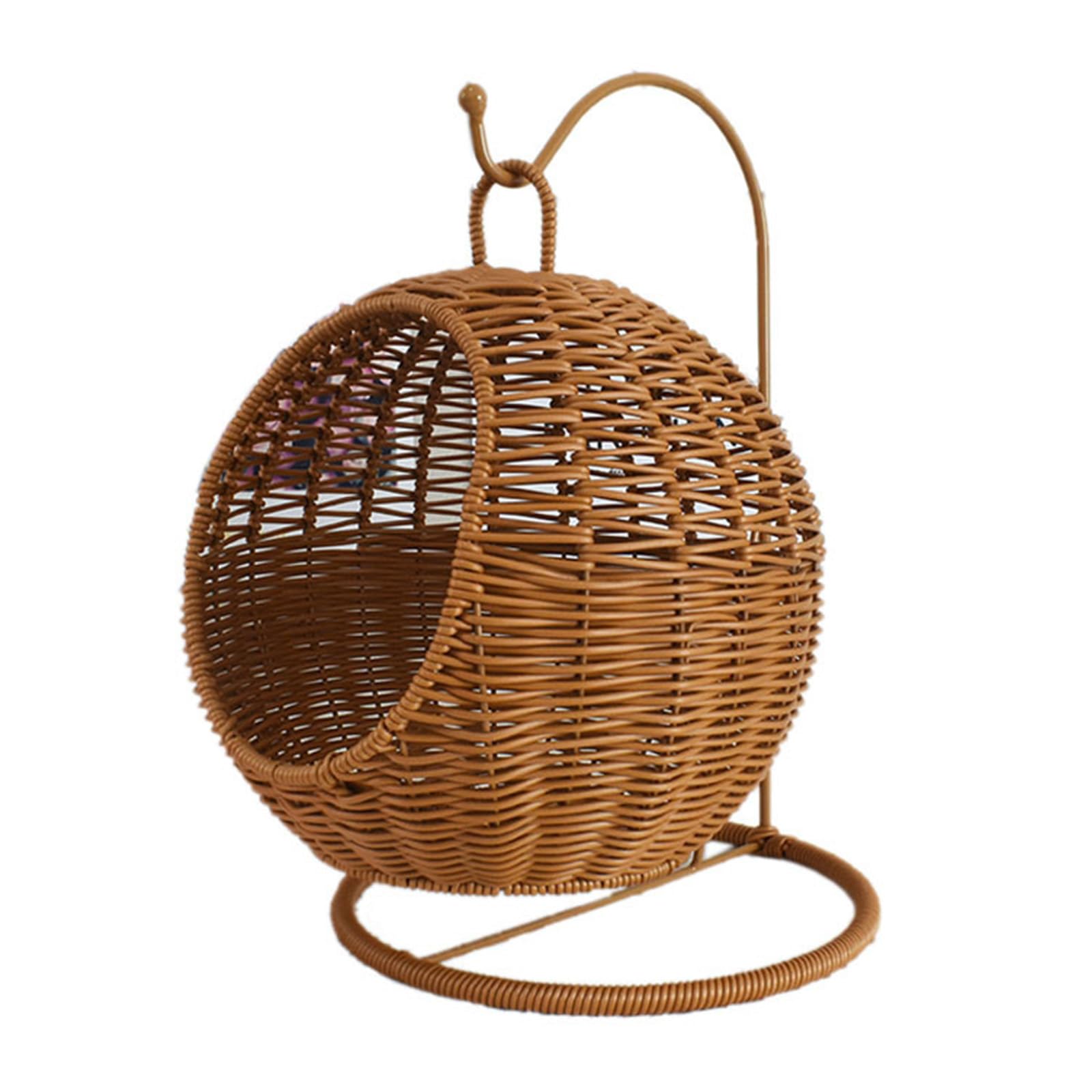 BURLOE Brown, Hand Woven Fruit And Vegetable Hanging Basket