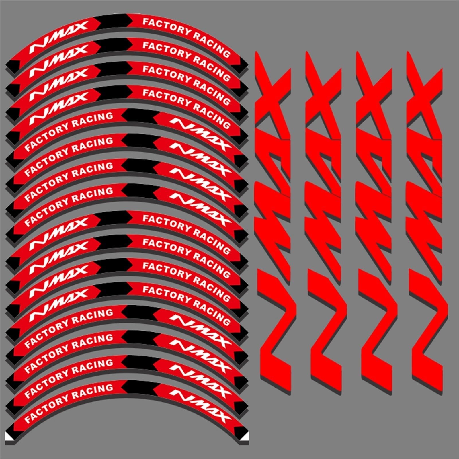 Motorcycle Wheel Sticker Rim Decals for Yamaha Nmax 125 155 2021 2020 Wheel Rim Sticker