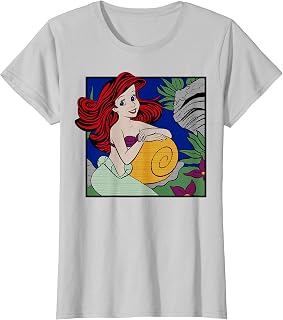 Disney Little Mermaid Ariel Ben-Day Dots Graphic T-Shirt T-Shirt