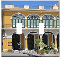 Vista 1 de Switch Plate Double Toggle - Building Architecture Cuba Havanna Urban Exterior