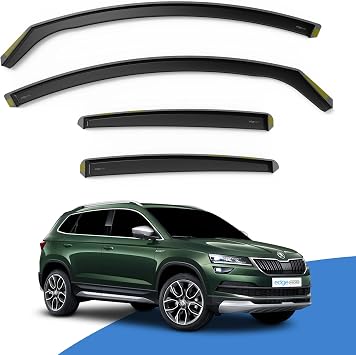 EdgeVisors Wind Deflectors for Skoda Karoq MK1 Door 5 Door SUV 4pc