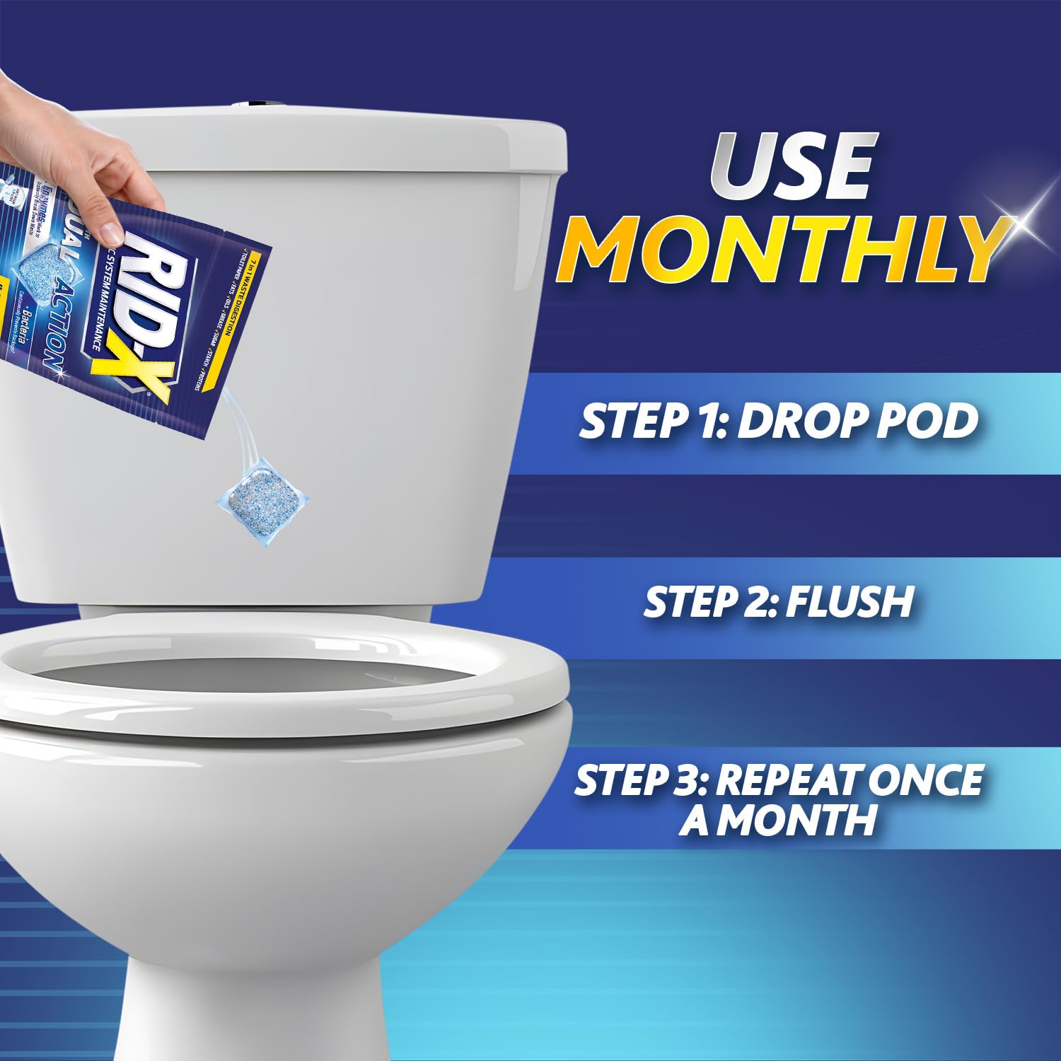 Rid-X Septic Tank Treatment - Prevent Backups -7
