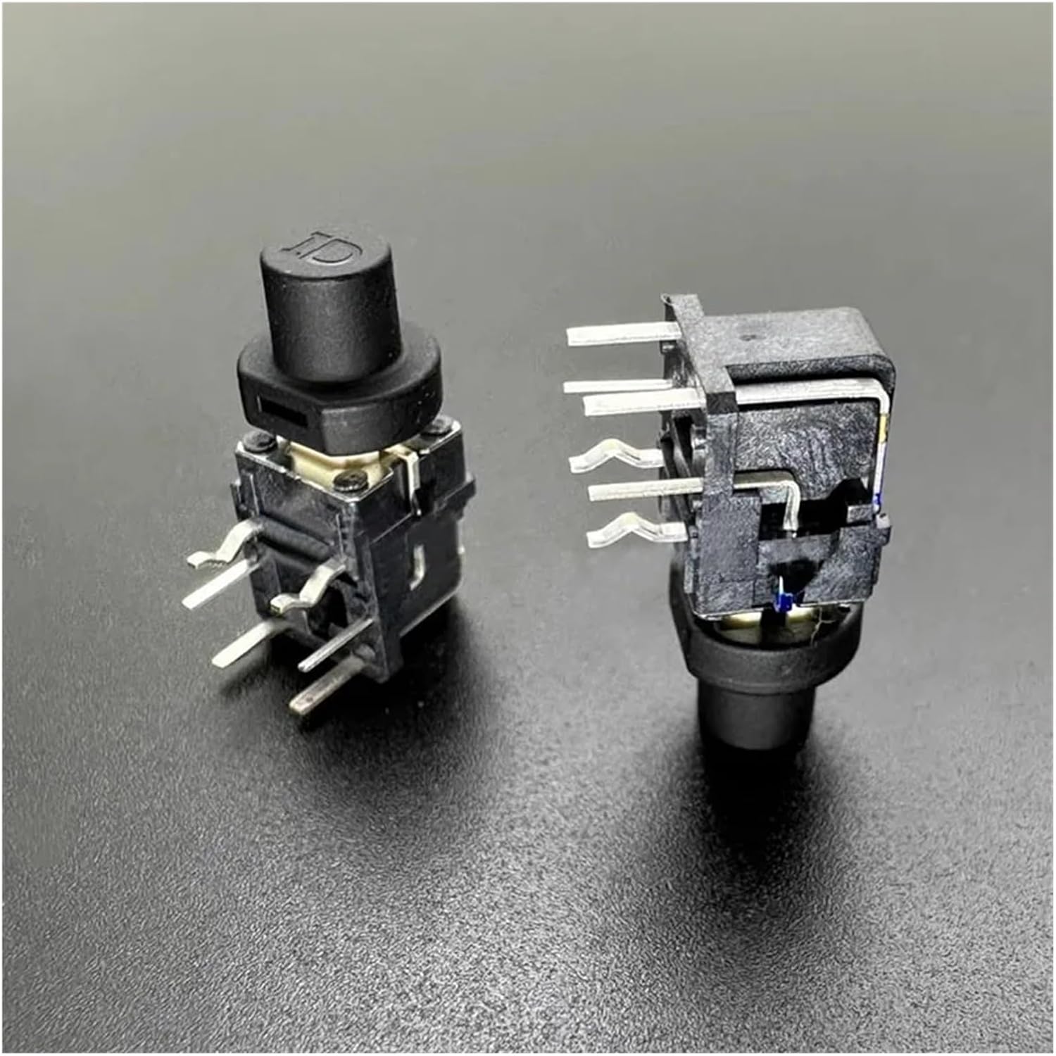5pc TLLA-72BB-R1KH5 Cap Blue Light Touch Switch LED Light Key Bent Foot
