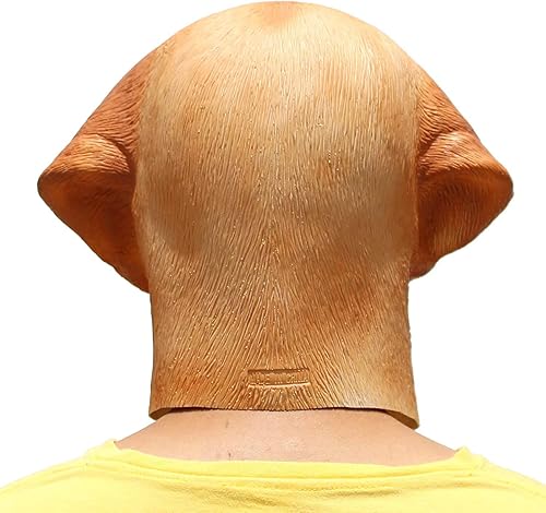 Miniatura 5 de PartyHop - Máscara Labrador - Máscara de látex para cabeza de perro de Halloween