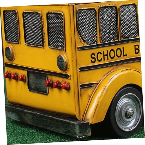 Miniatura 8 de Modelo de vehículo antiguo Modelo de coche clásico Modelo de coche retro Modelo de coche antiguo Modelo de coche de hierro Modelo de coche amarillo