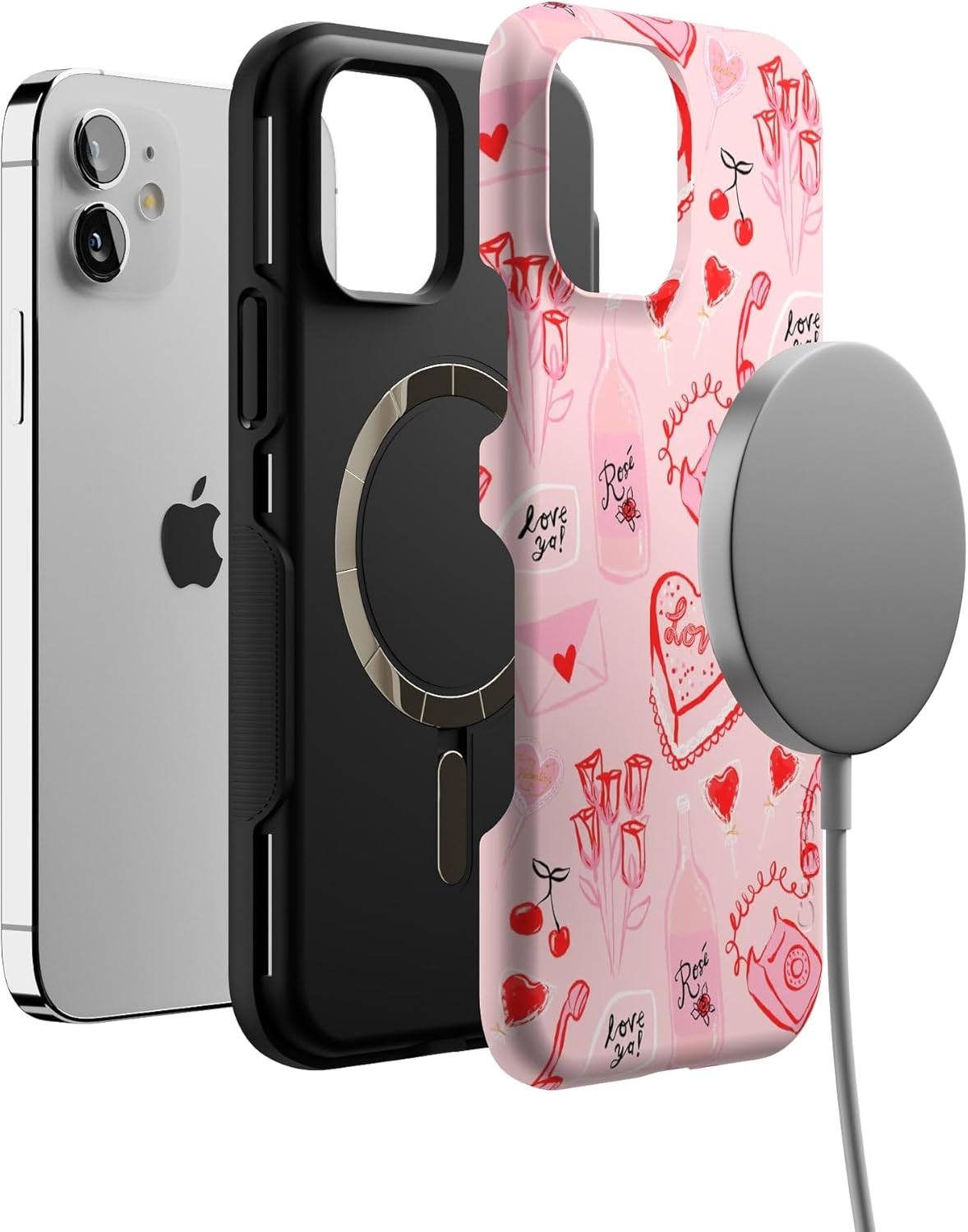 Casely iPhone 12/12 Pro Case | That's Amore | Valentine's | Bold Protective Design | Compatible with MagSafe