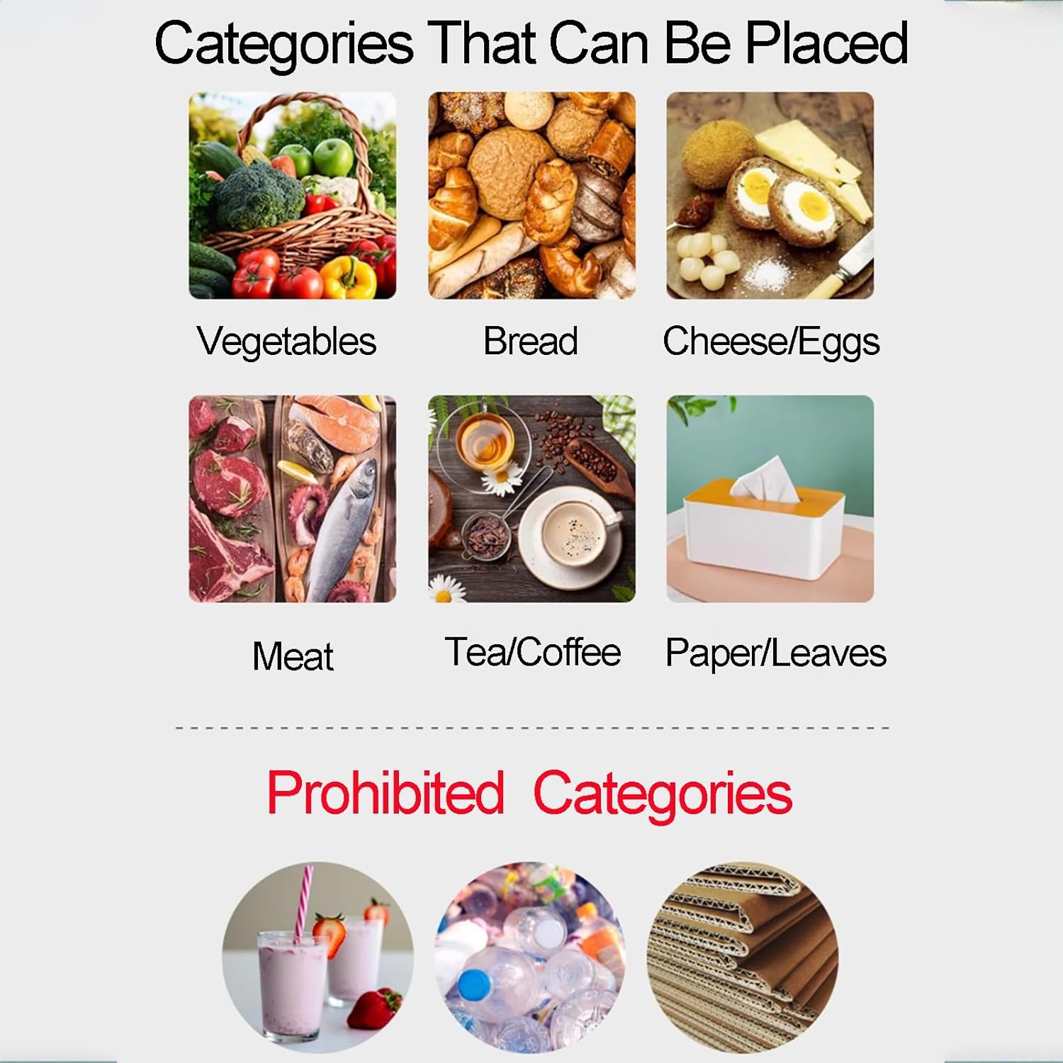 Kitchen Compost Bin Food Waste Bin, 15L Food Fermentation Bucket Indoor Countertop Compost Bucket with Lid, Garden Homemade Organic Fertilizer