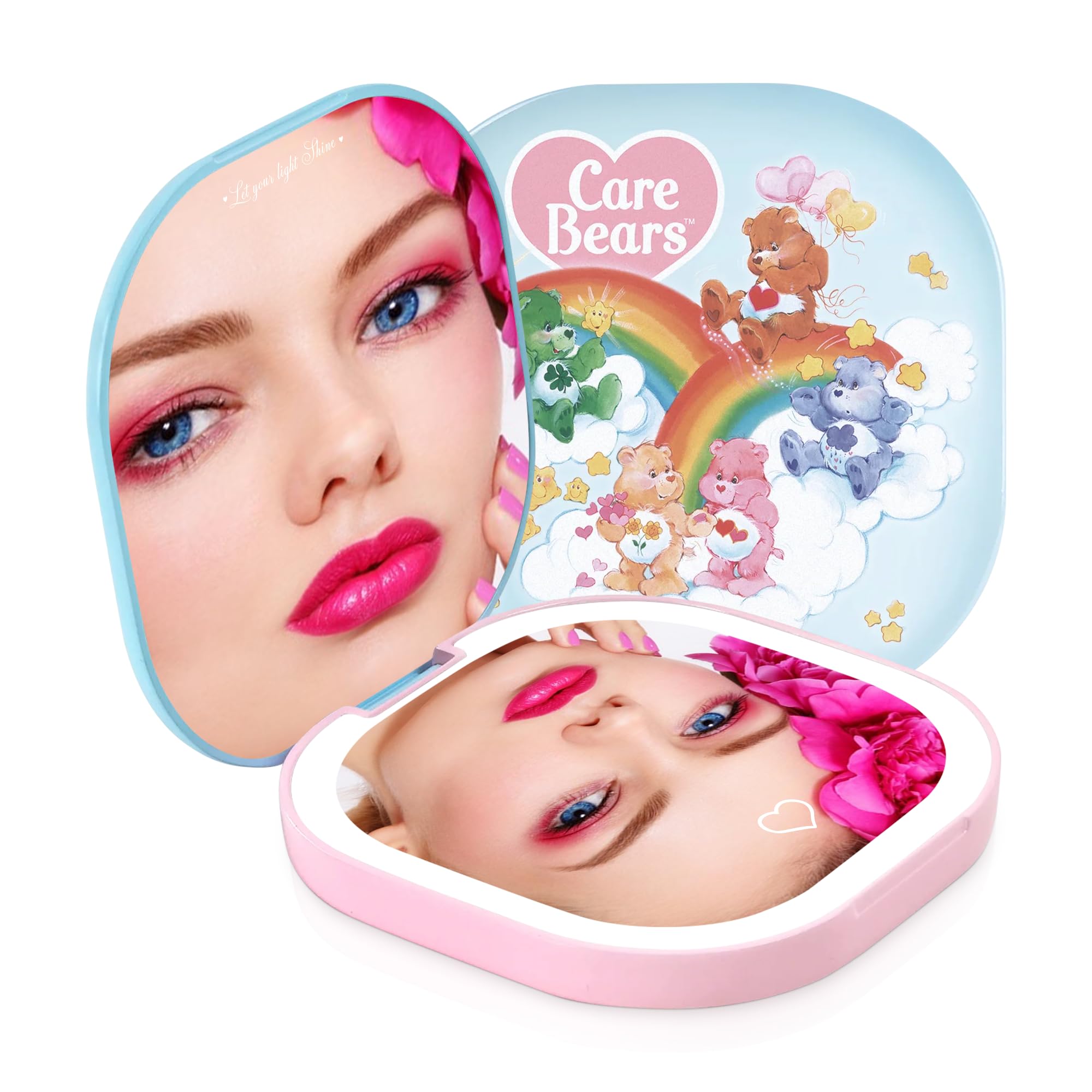 Amazon.com : Impressions Vanity Care Bears LED Compact Mirror for
