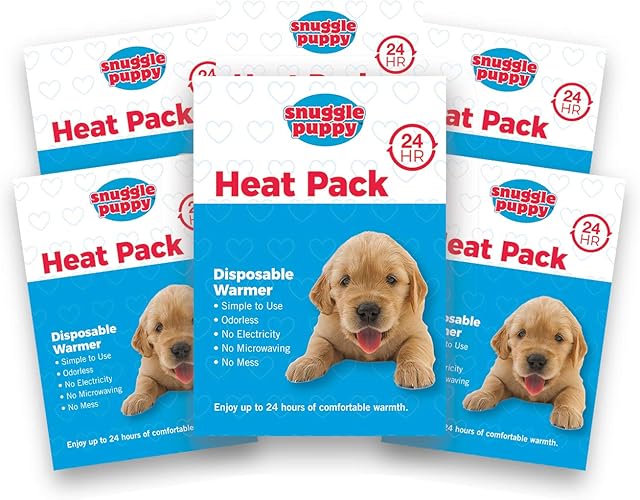 Snuggle Puppy Replacement Heat Packs - 6-Pack of Heat Packs for Pets